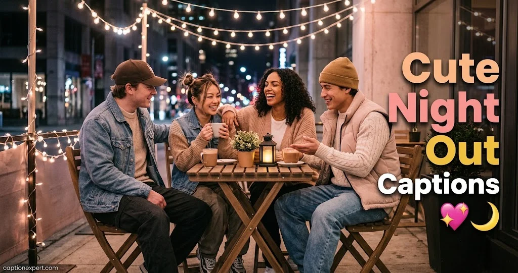 Cute Night Out Captions