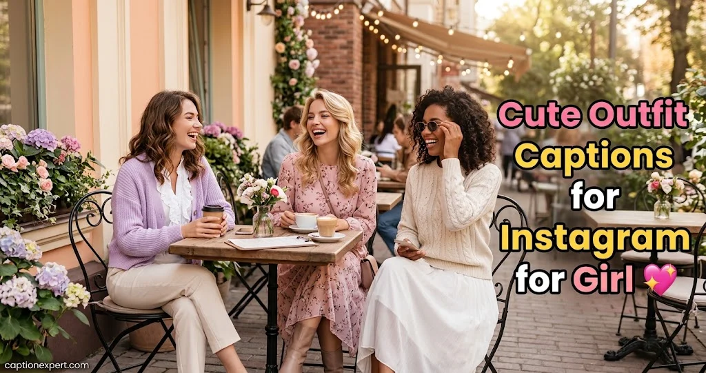 Cute Outfit Captions for Instagram for Girl