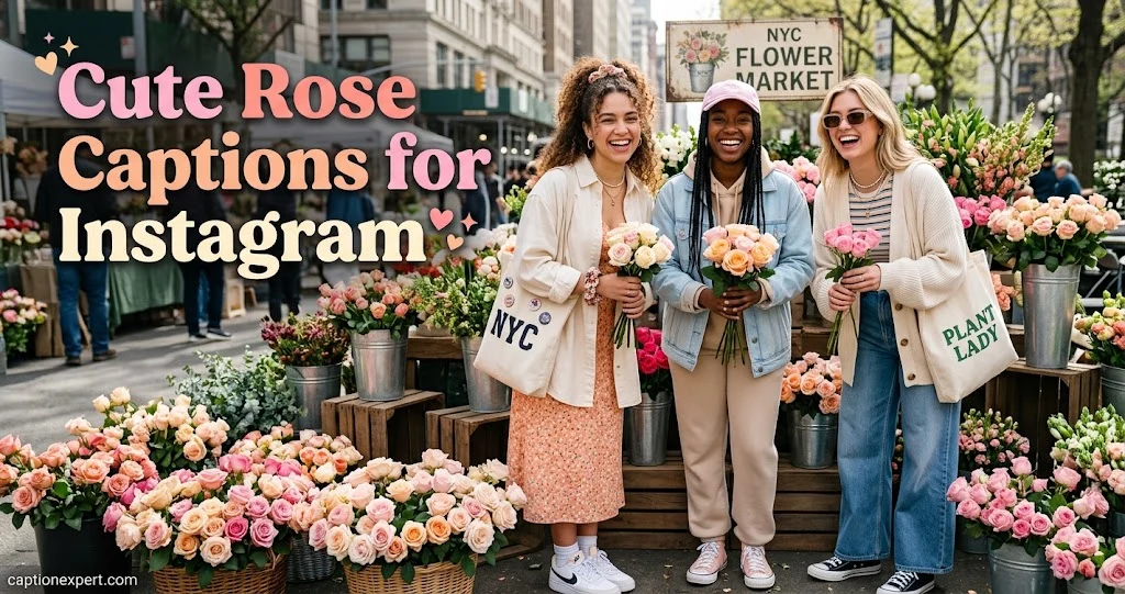 Cute Rose Captions
