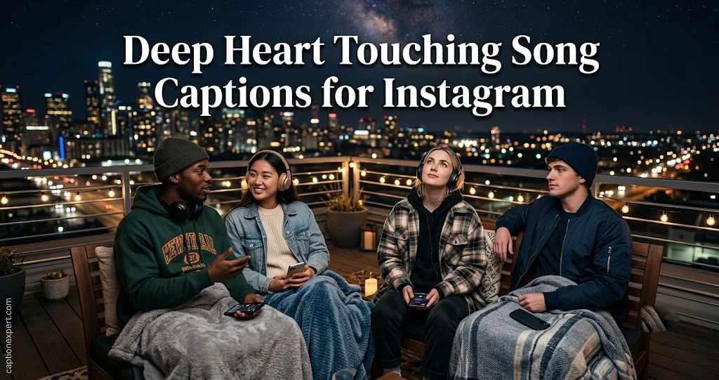 Deep Heart Touching Song Captions for Instagram