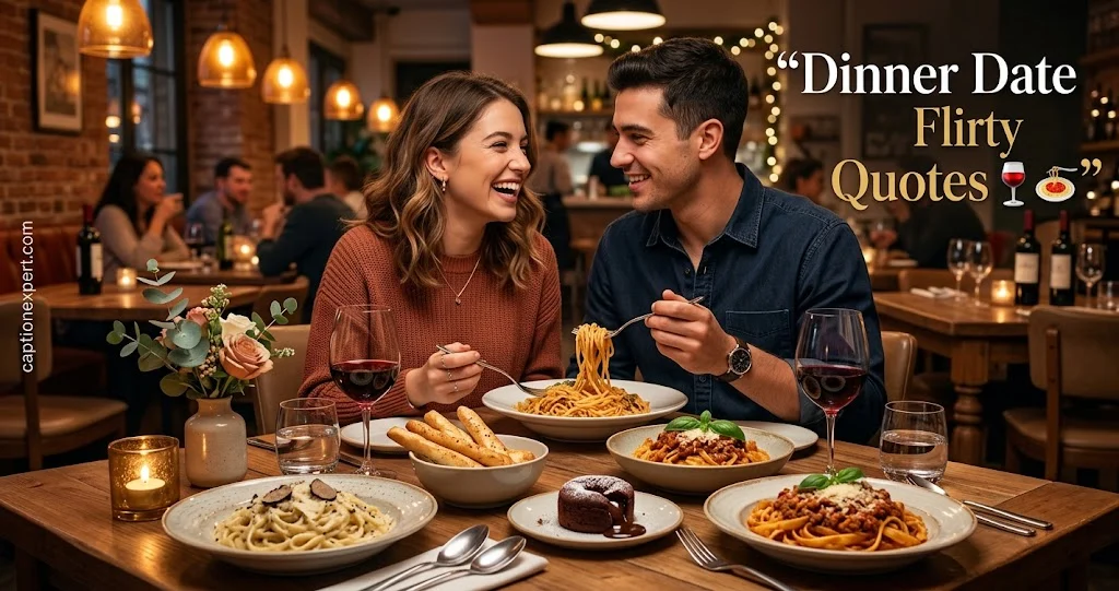 Dinner Date Flirty Quotes 