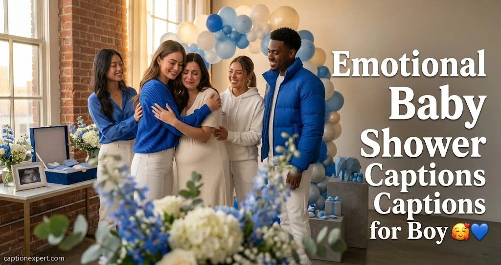 Emotional Baby Shower Captions for Boy
