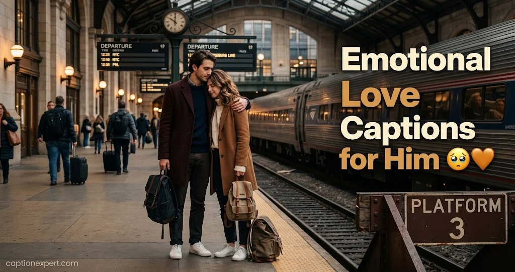 Emotional Love Captions for Him