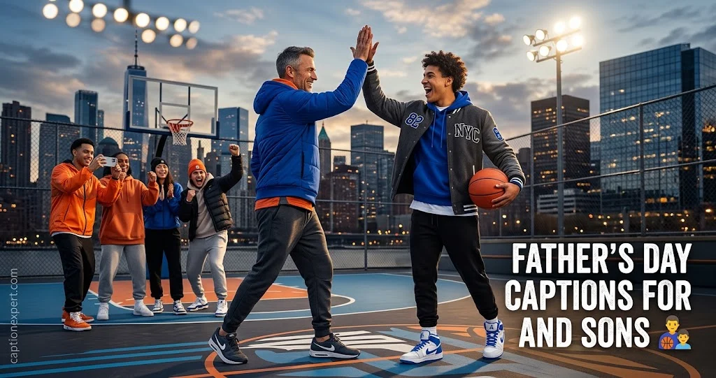 Father's Day Captions for Dads and Sons