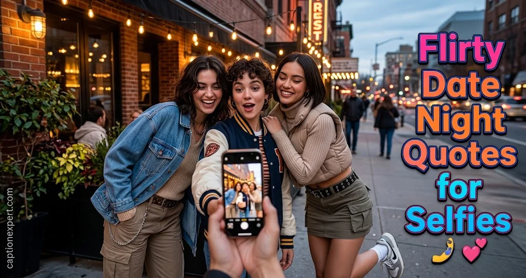 Flirty Date Night Quotes for Selfies 