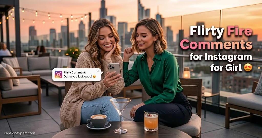 Flirty Fire Comments for Instagram for Girl 