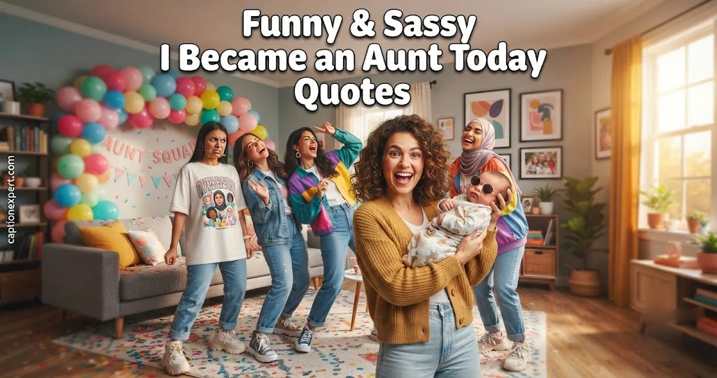 Funny & Sassy I Became an Aunt