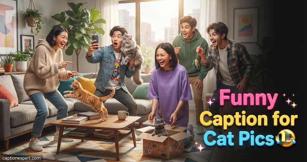  Funny Caption for Cat Pics