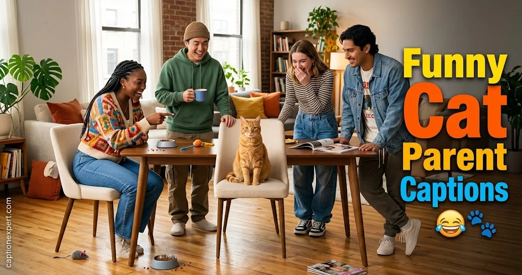 Funny Cat Parent Captions