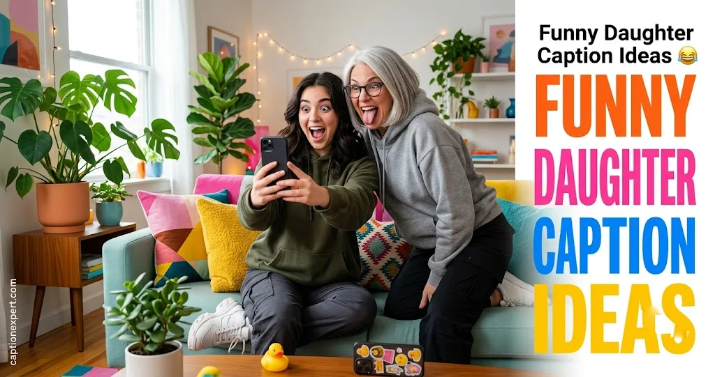 Funny Daughter Caption Ideas