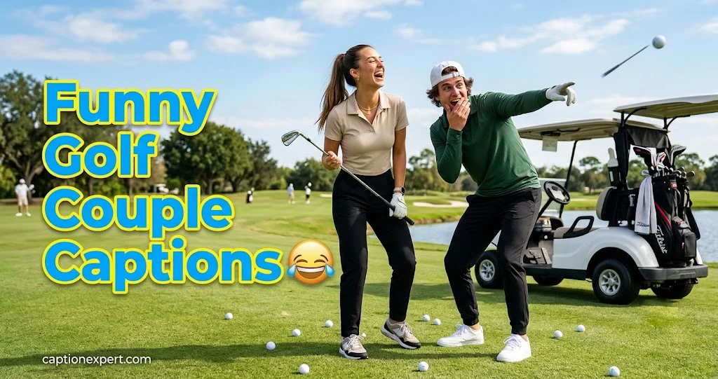 Funny Golf Couple Captions 