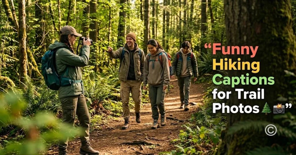 Funny Hiking Captions for Trail Photos