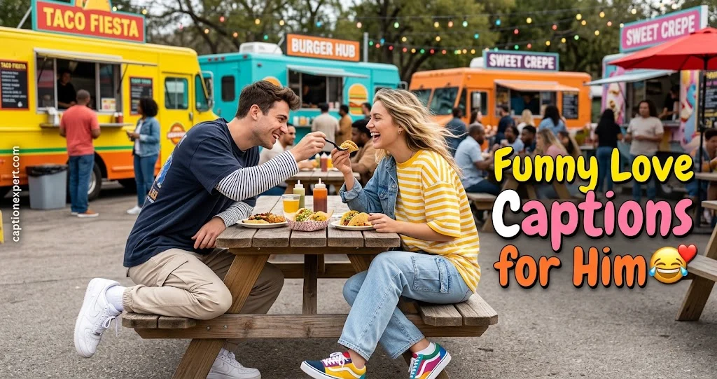 Funny Love Captions for Him