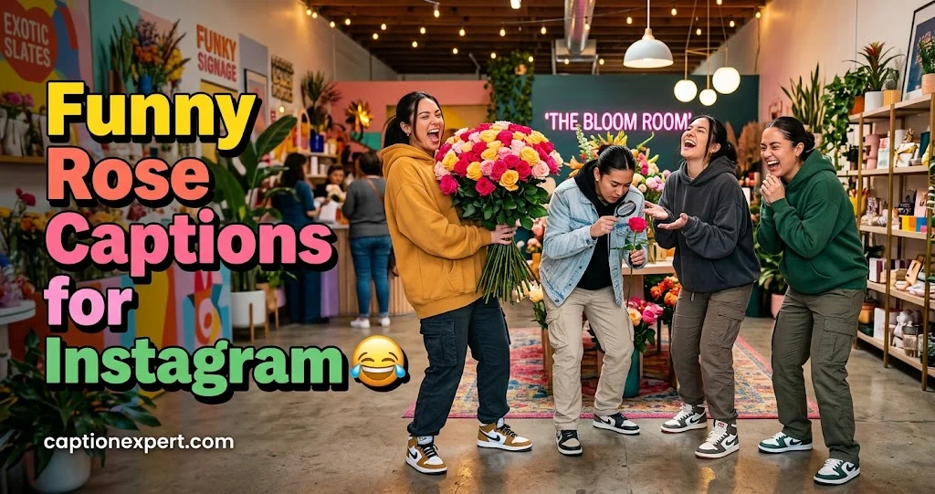 Funny Rose Captions