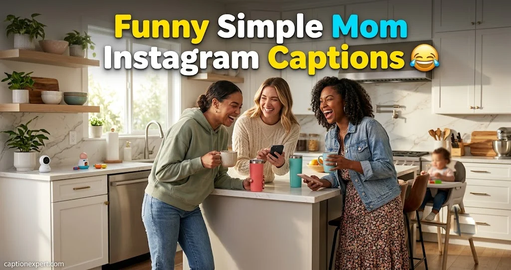  Funny Simple Mom Instagram Captions 