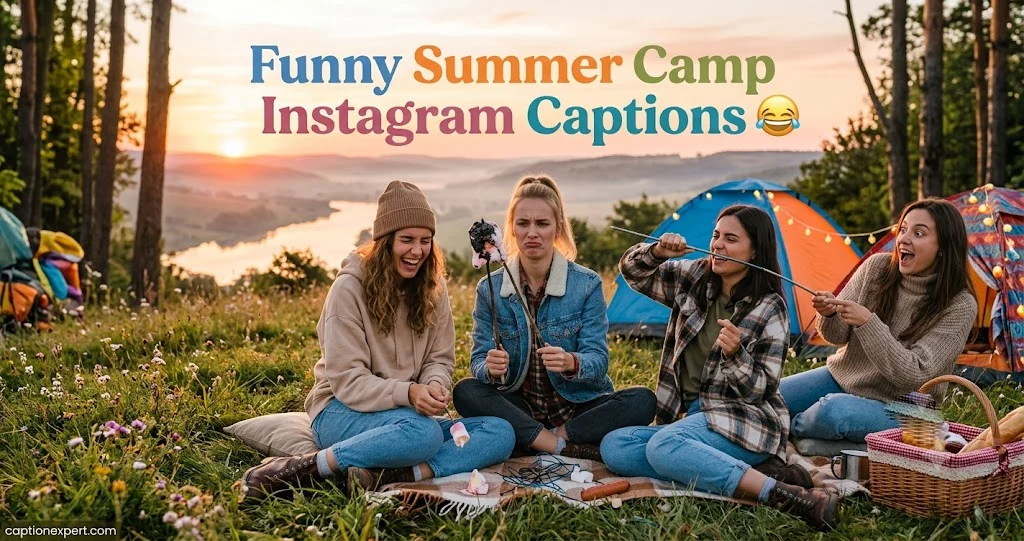 Funny Summer Camp Instagram Captions