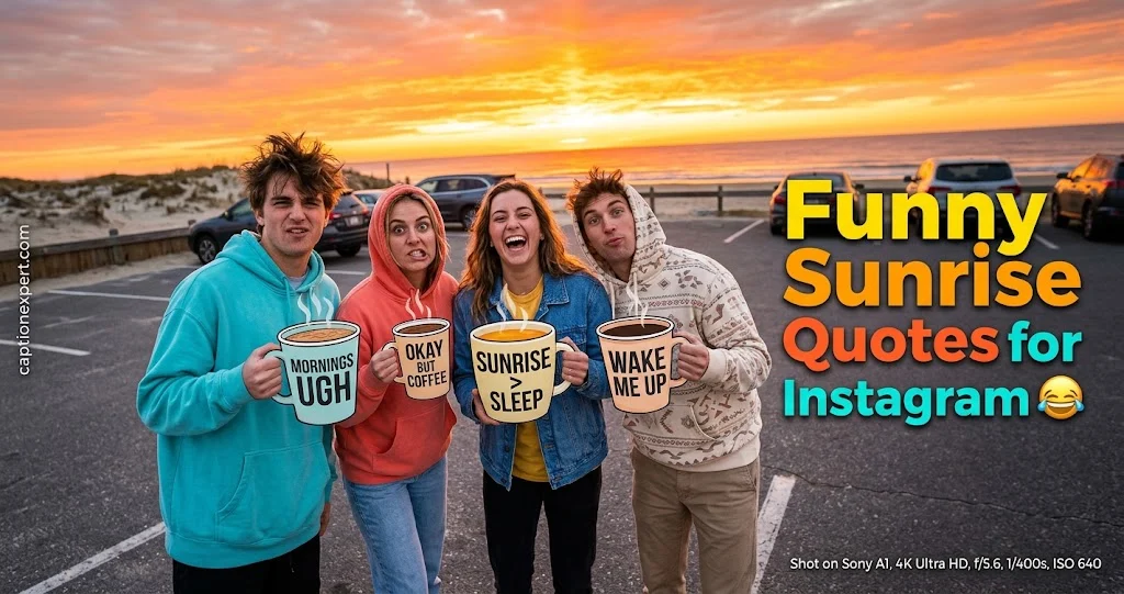 Funny Sunrise Quotes for Instagram 