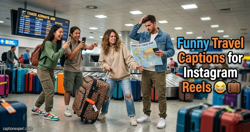 Funny Travel Captions for Instagram Reels