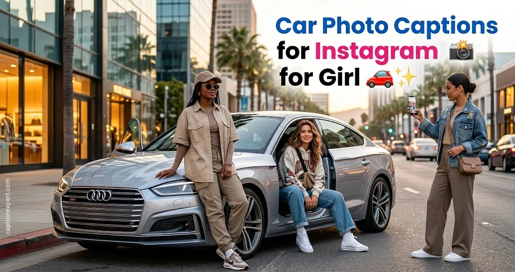 Car Reels Captions for Instagram for Girl 