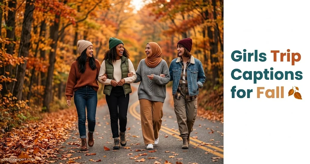 Girls Trip Captions for Fall