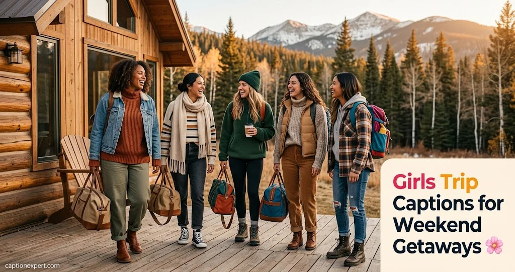 Girls Trip Captions for Weekend Getaways