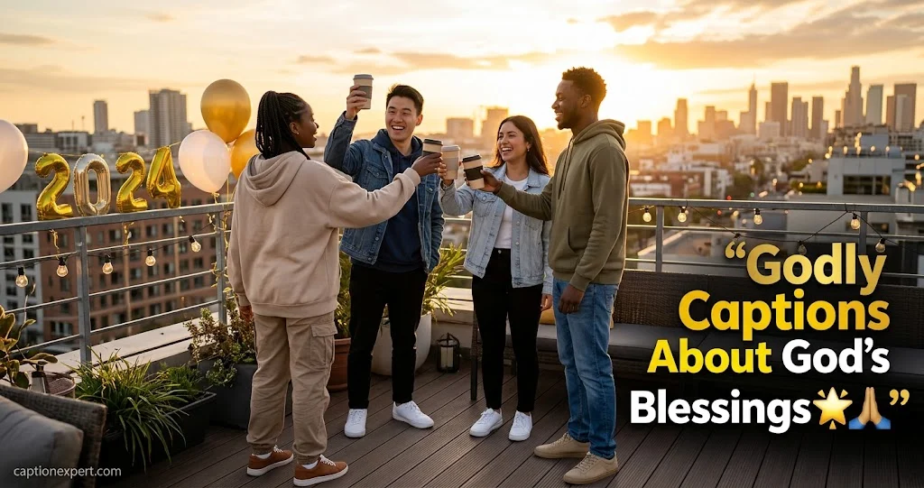 Godly Captions About God's Blessings 