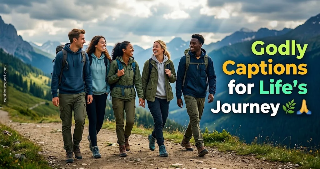 Godly Captions for Life's Journey 