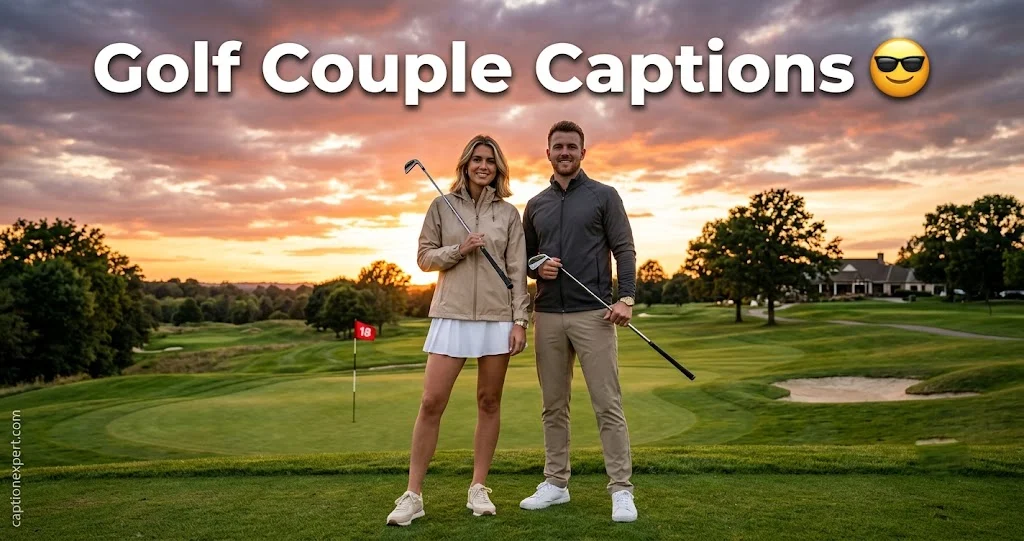 Golf Couple Captions