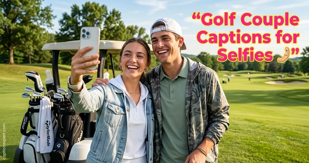 Golf Couple Captions for Selfies 
