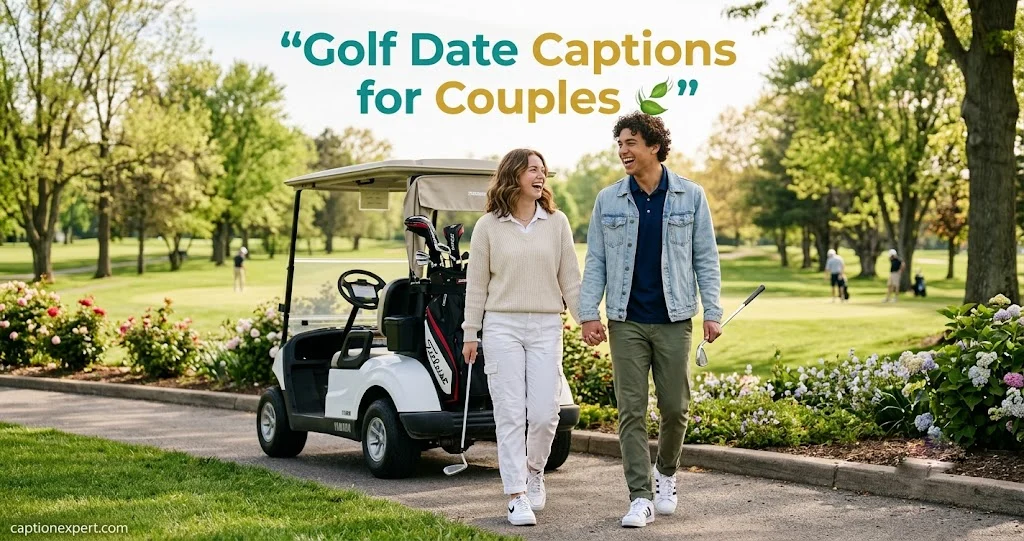 Golf Date Captions for Couples