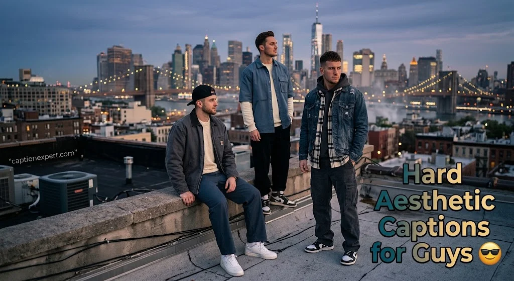 Hard Aesthetic Captions for Guys