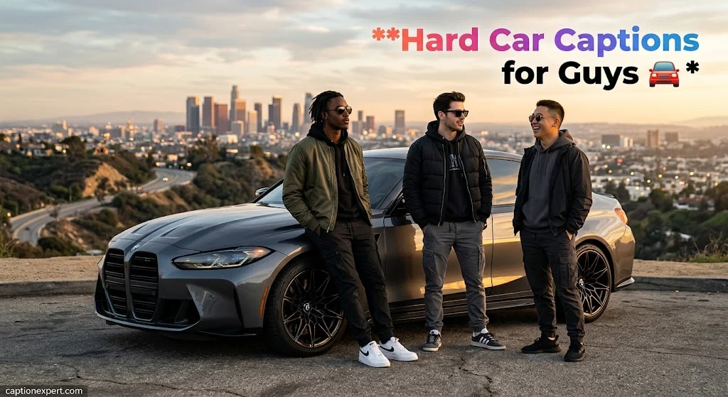 Hard Car Captions for Guys