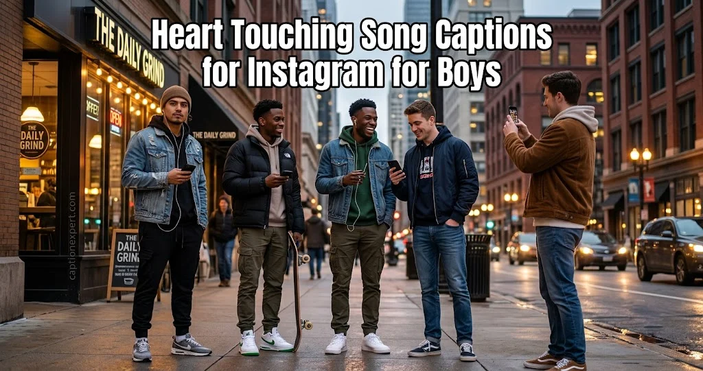  Heart Touching Song Captions for Instagram for Boys
