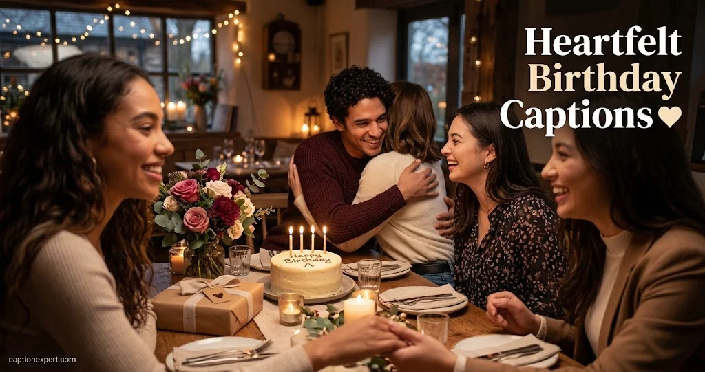 Heartfelt Birthday Captions