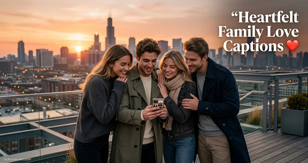 Heartfelt Family Love Captions