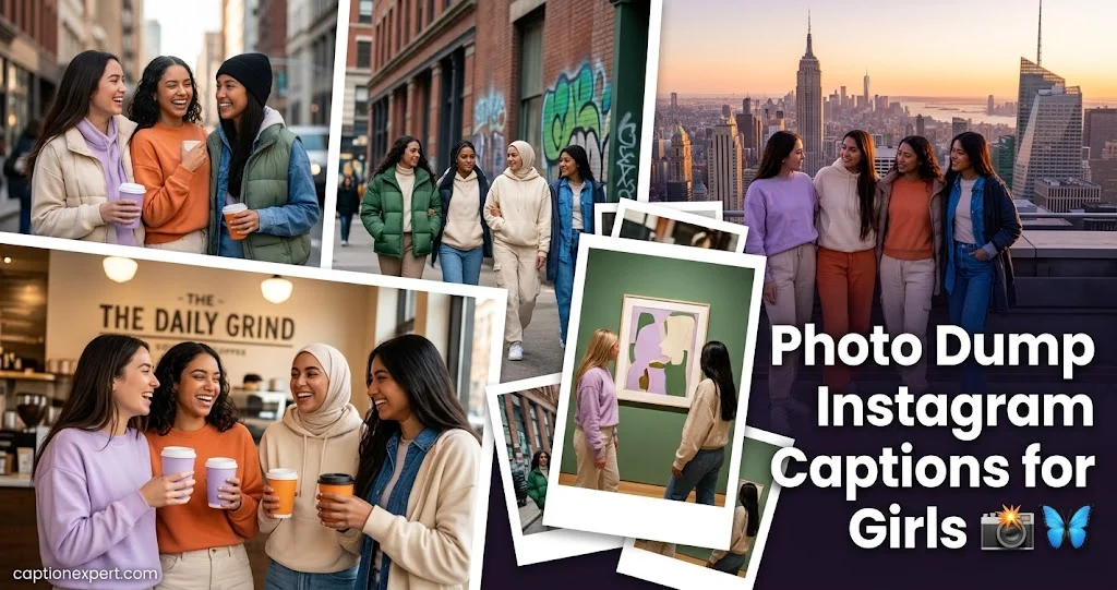 Photo Dump Instagram Captions for Girls