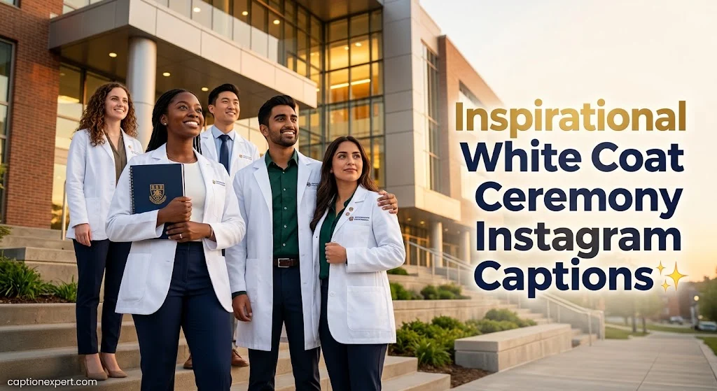 Inspirational White Coat Ceremony Instagram Captions