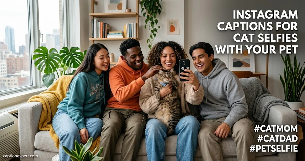Instagram Captions for Cat Selfies With Your Pet