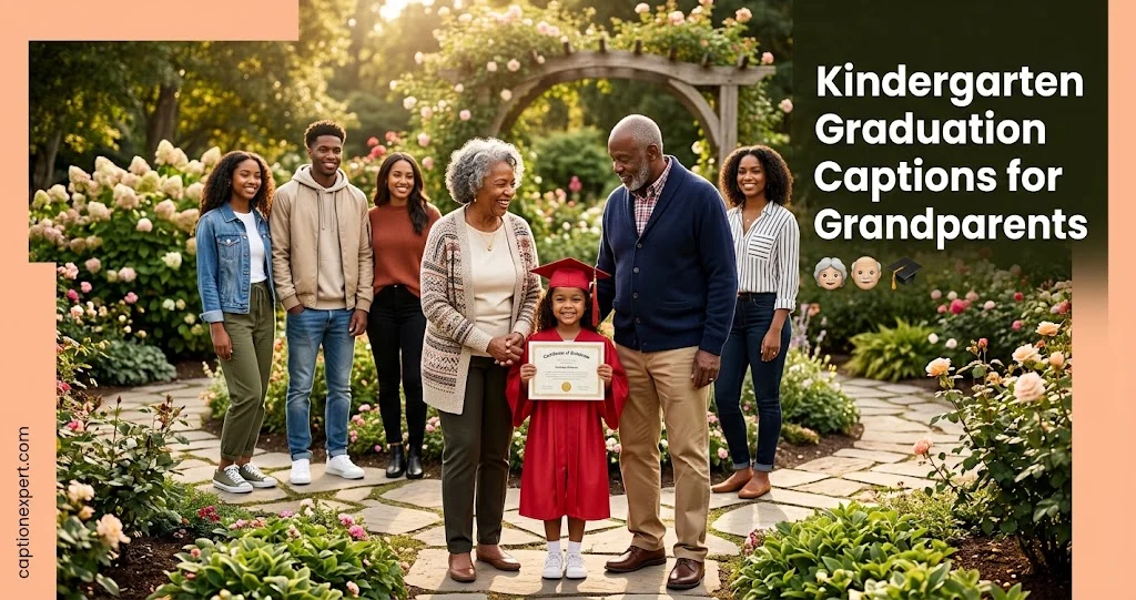 Kindergarten Graduation Captions for Grandparents