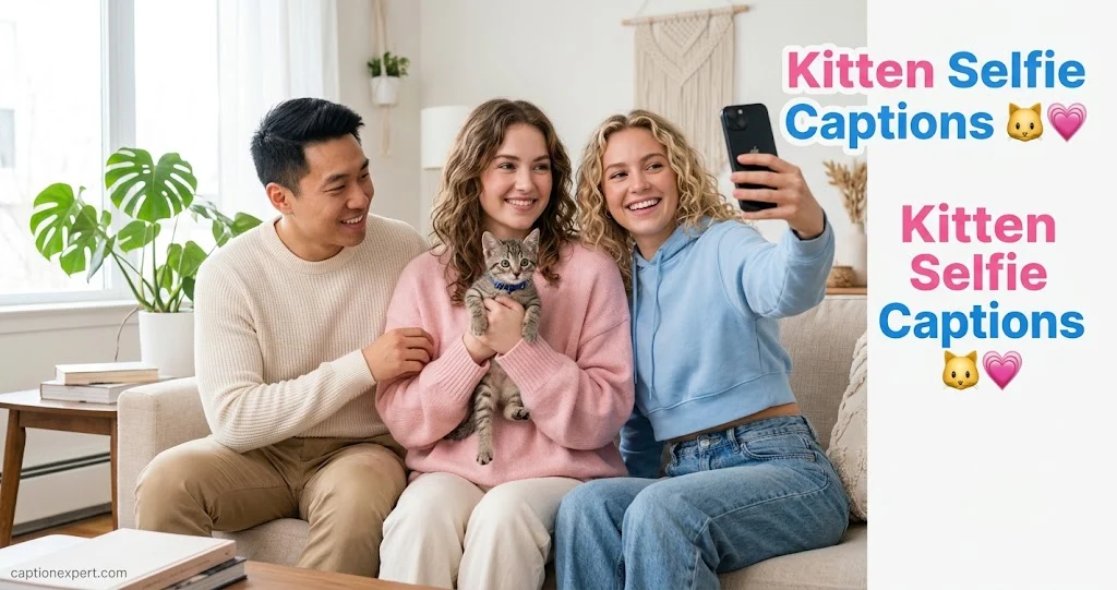 Kitten Selfie Captions