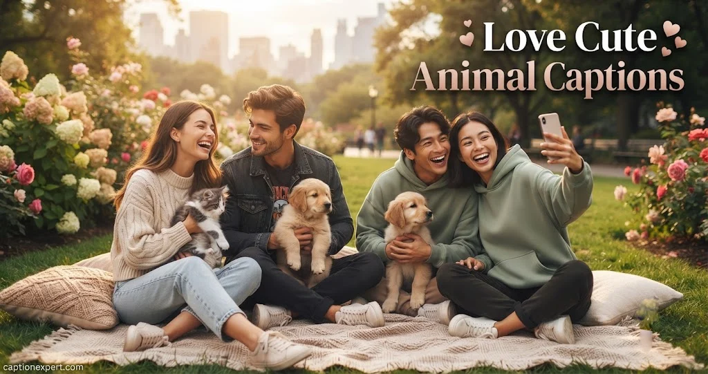Love Cute Animal Captions