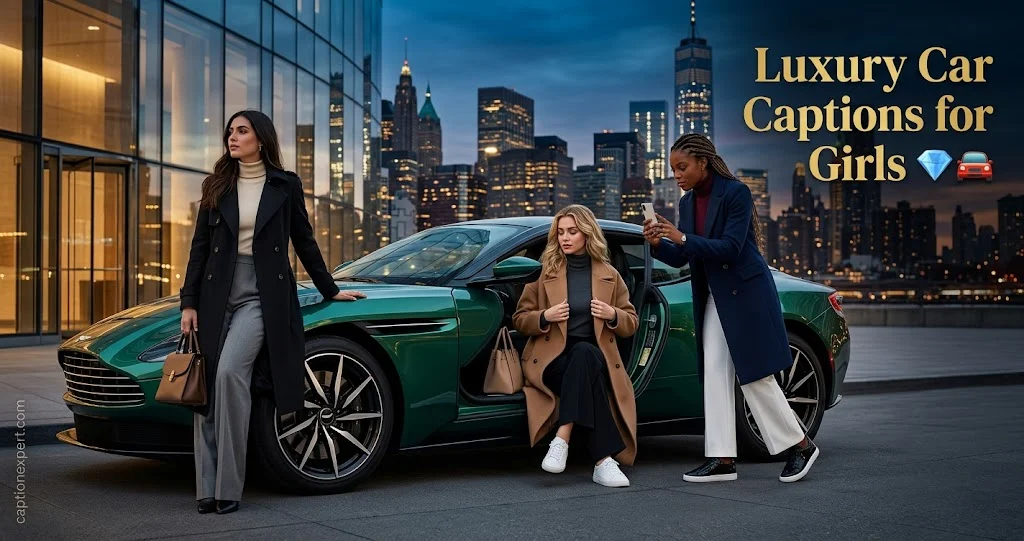Luxury Car Captions for Girls