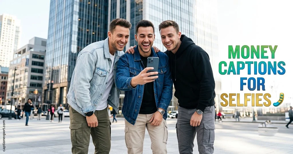 Money Captions for Selfies
