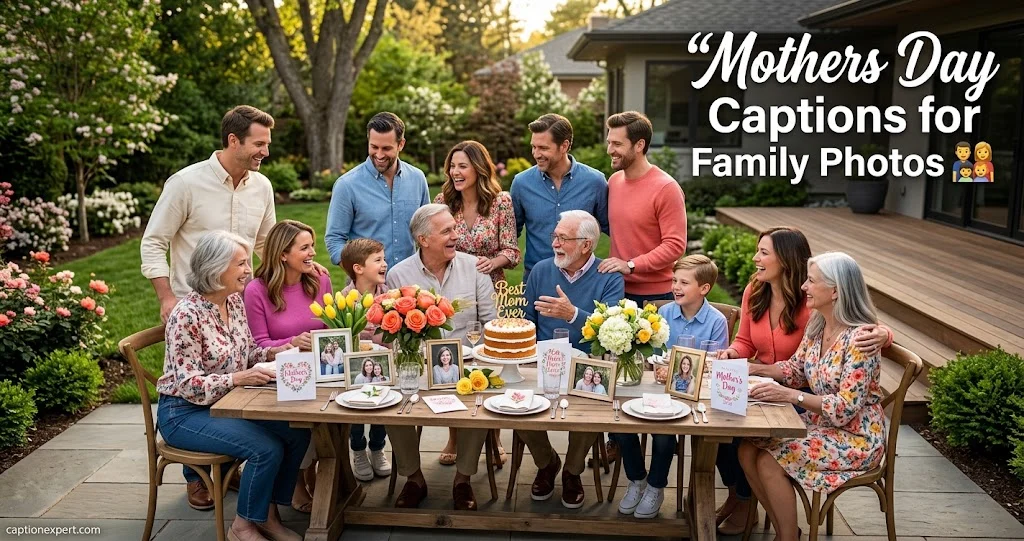 Mothers Day Captions for Family Photos