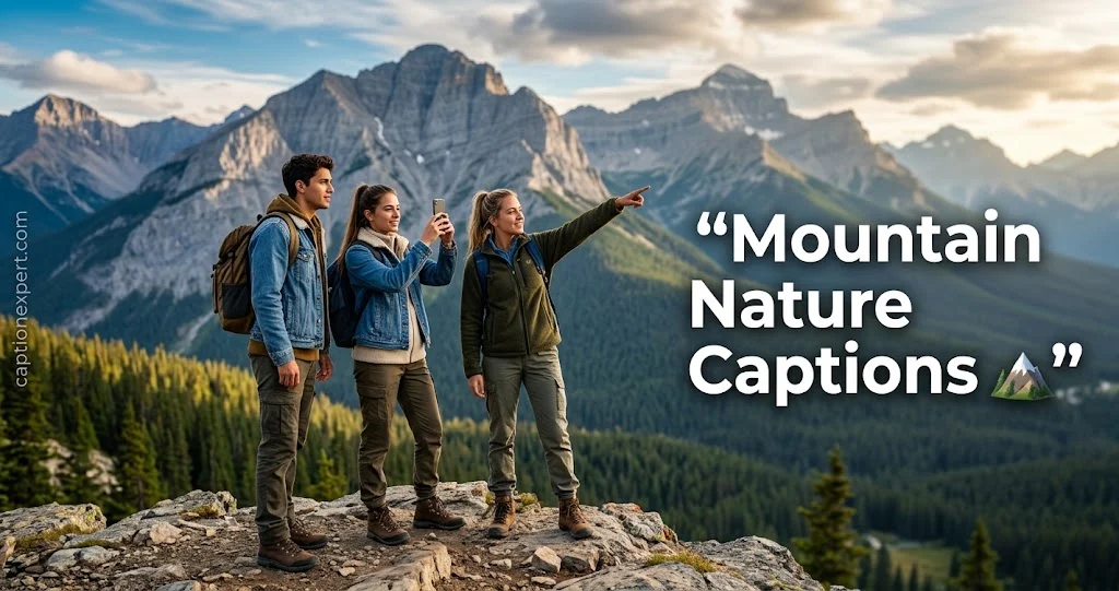 Mountain Nature Captions