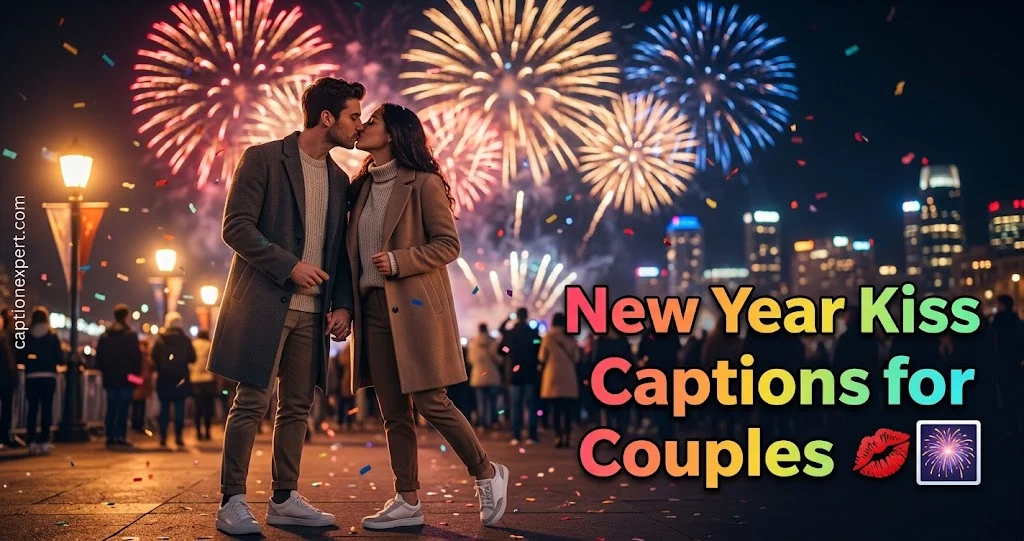 New Year Kiss Captions for Couples