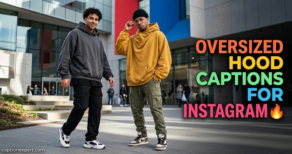 Oversized Hood Captions 