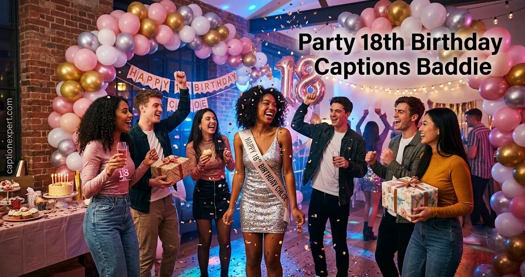  Party 18th Birthday Captions Baddie

