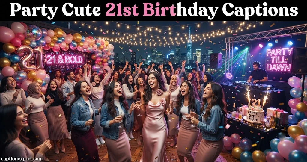 Party Cute 21st Birthday