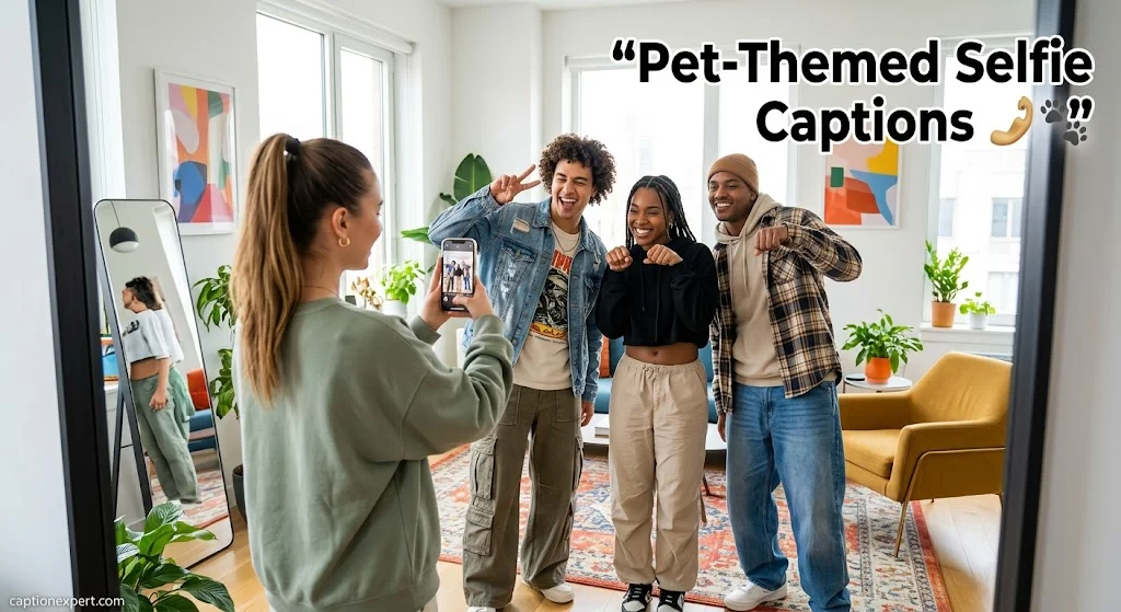 Pet-Themed Selfie Captions